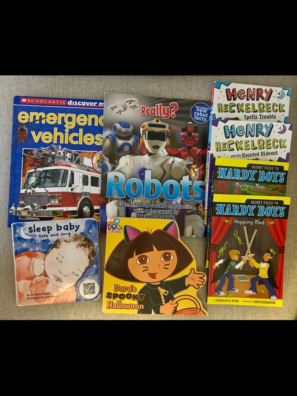 Vintage Dora's Spooky Halloween - and Scholastic Kids Book Bundle